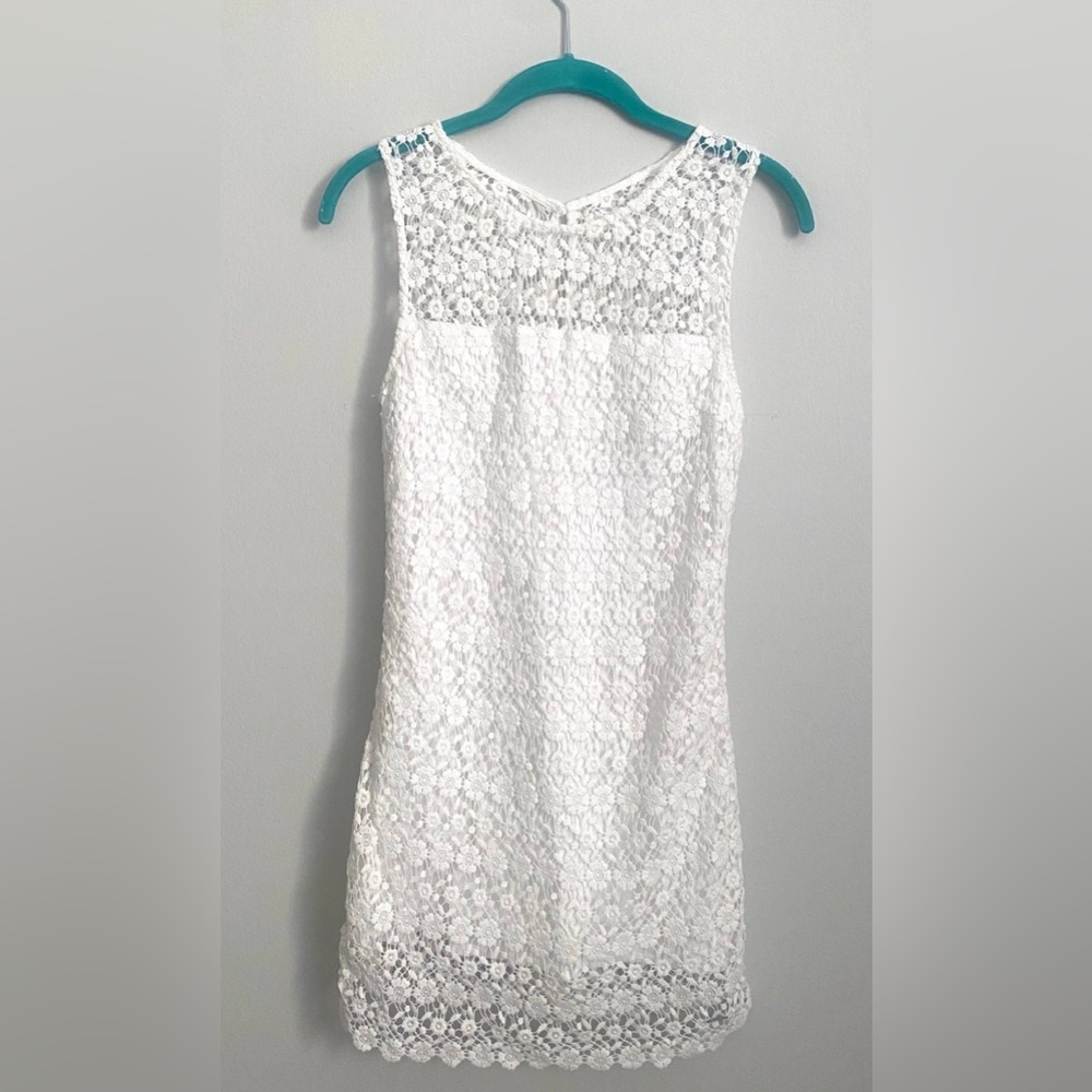 Hollister_White Lace Dress_Juniors Sz 3